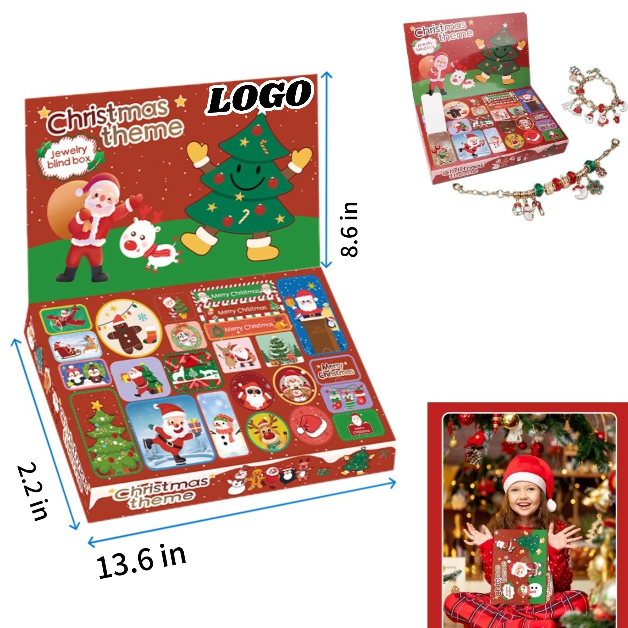 DIY Christmas Bracelet Blind Box