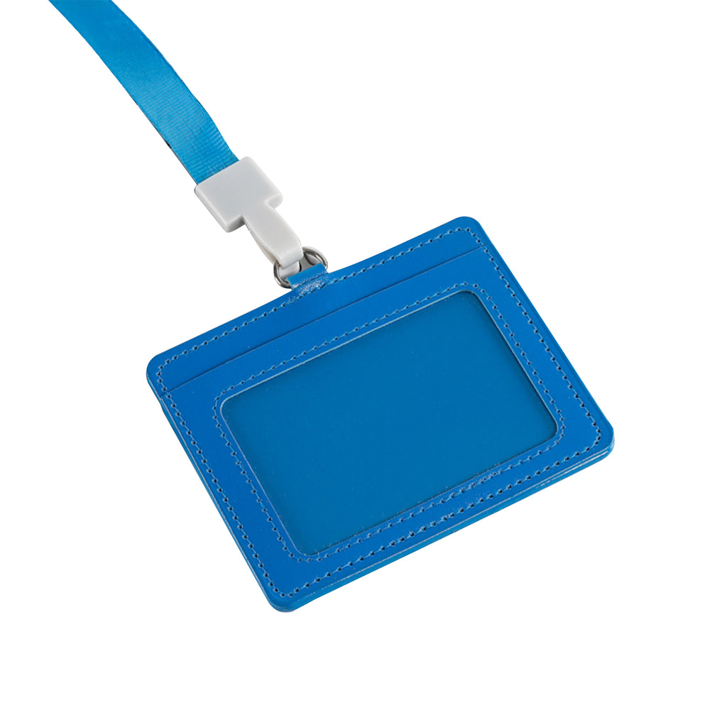 Horizontal Dual Side PU Leather Card Holder