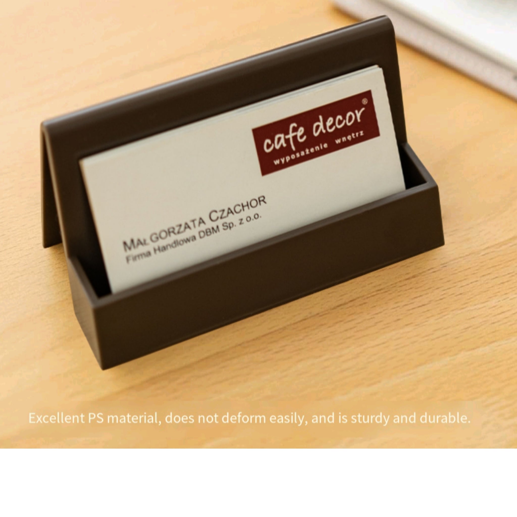 Modern Desktop Holder Business Card Note Tilt