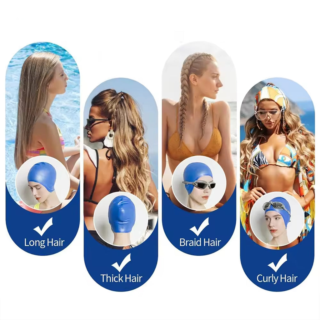 Protect Ears Swimming Cap