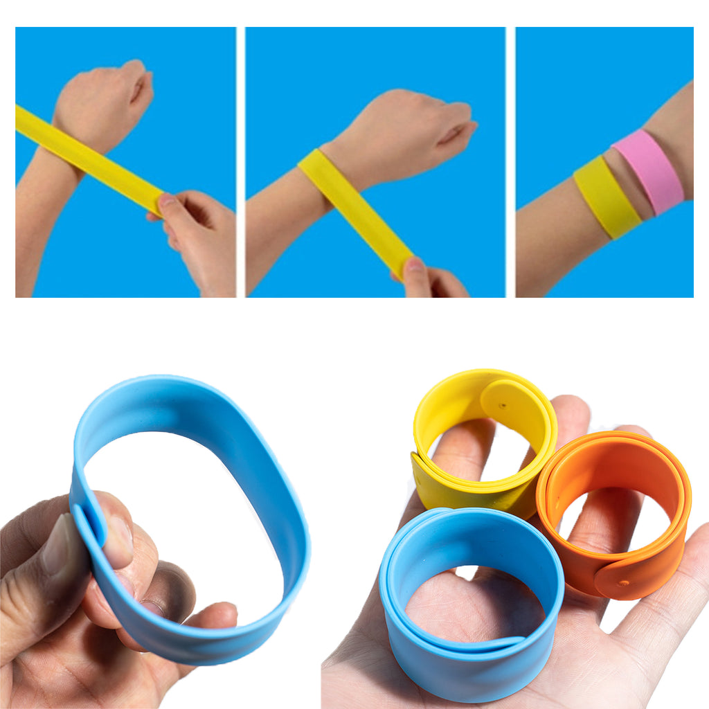 Slap Bracelets Flexible Wrist Bands