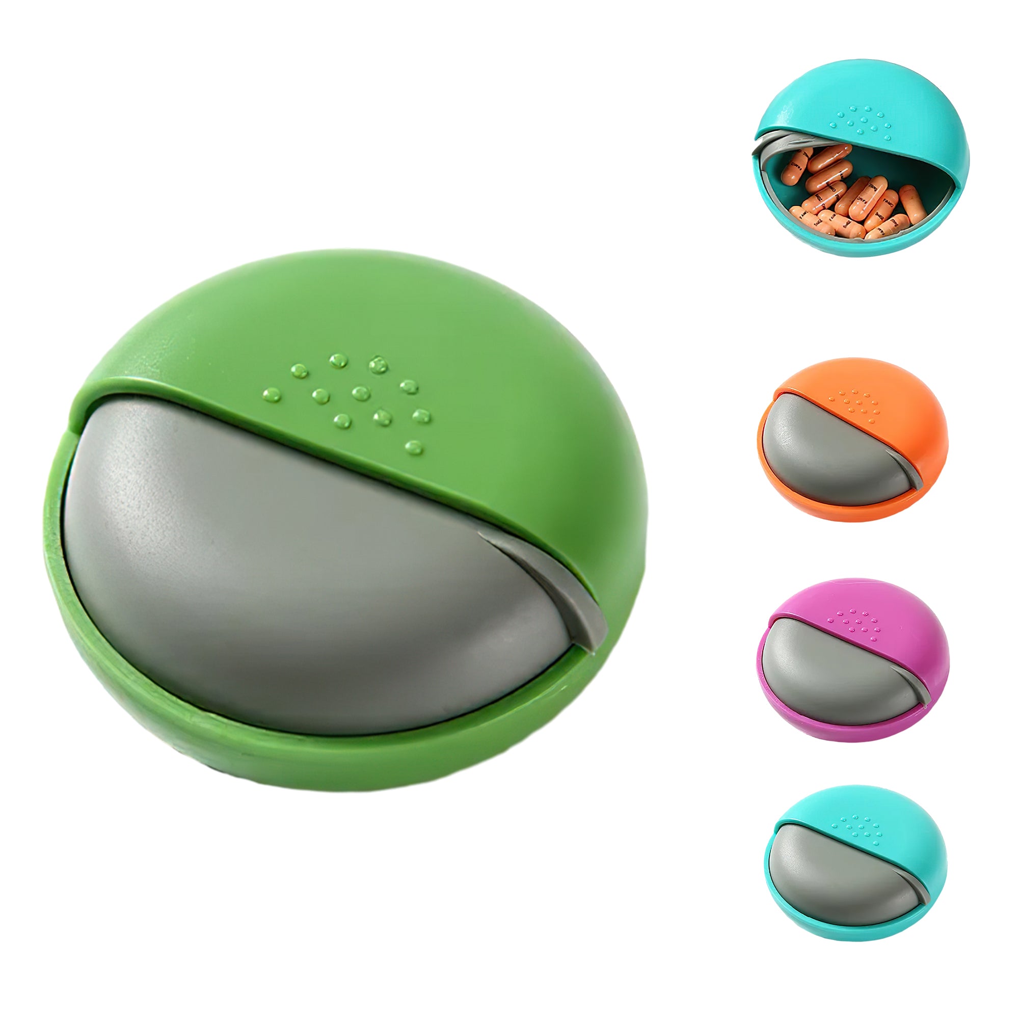 Pill Box Organiser Push Pull Pill Boxes
