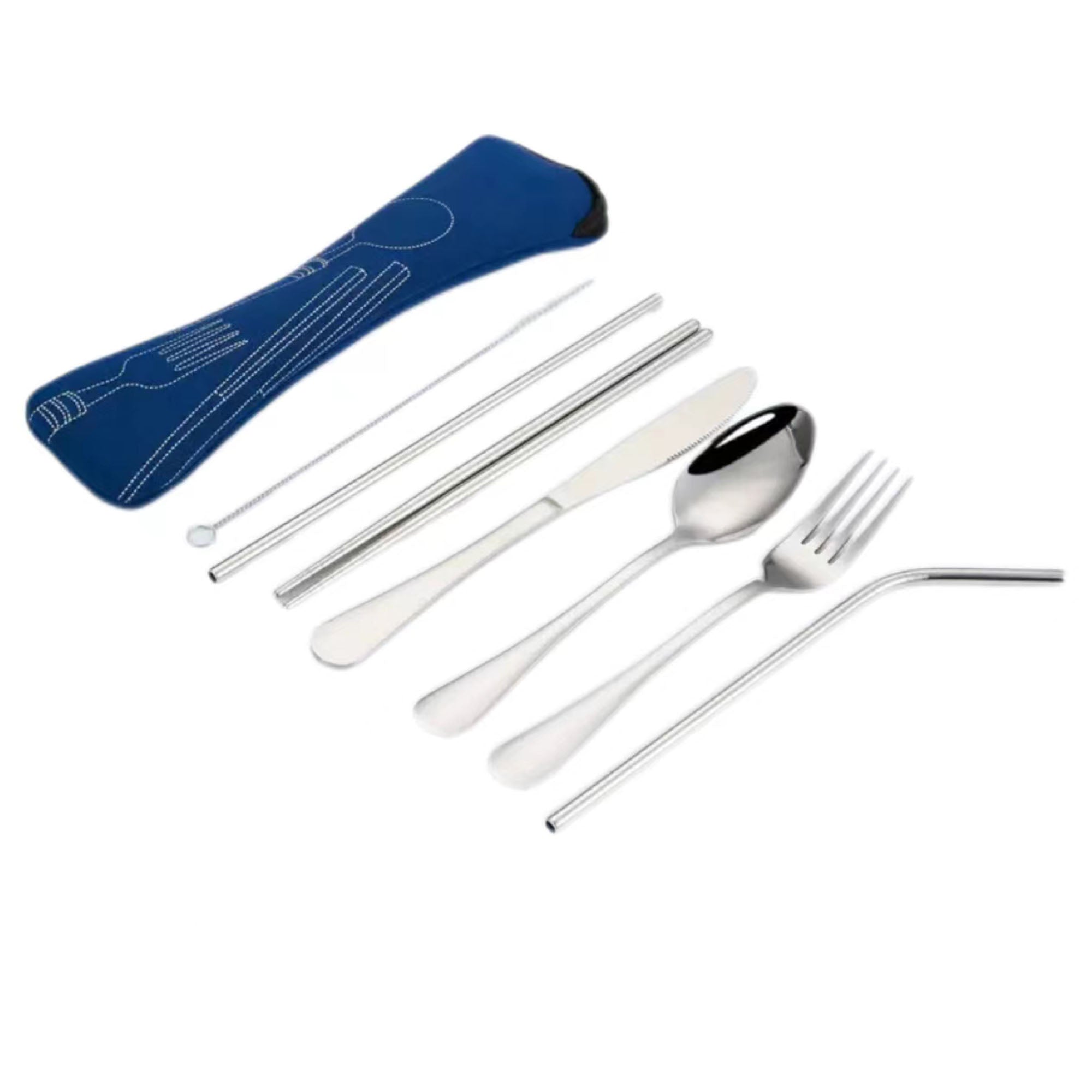 Eco-Conscious 410 Stainless Steel 7-Piece Utensil Kit
