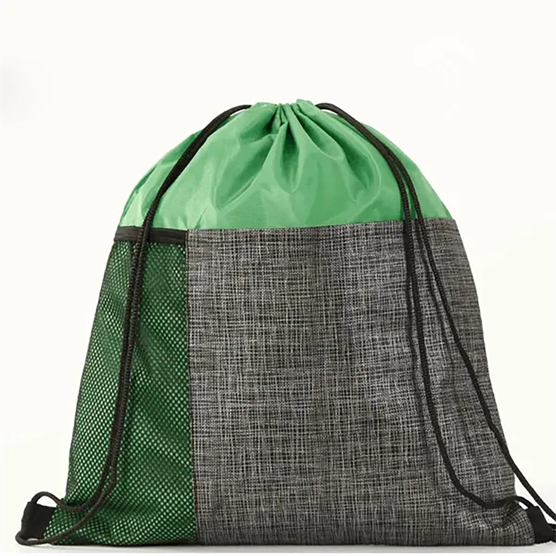 Etched Pocket Drawstring Backpack