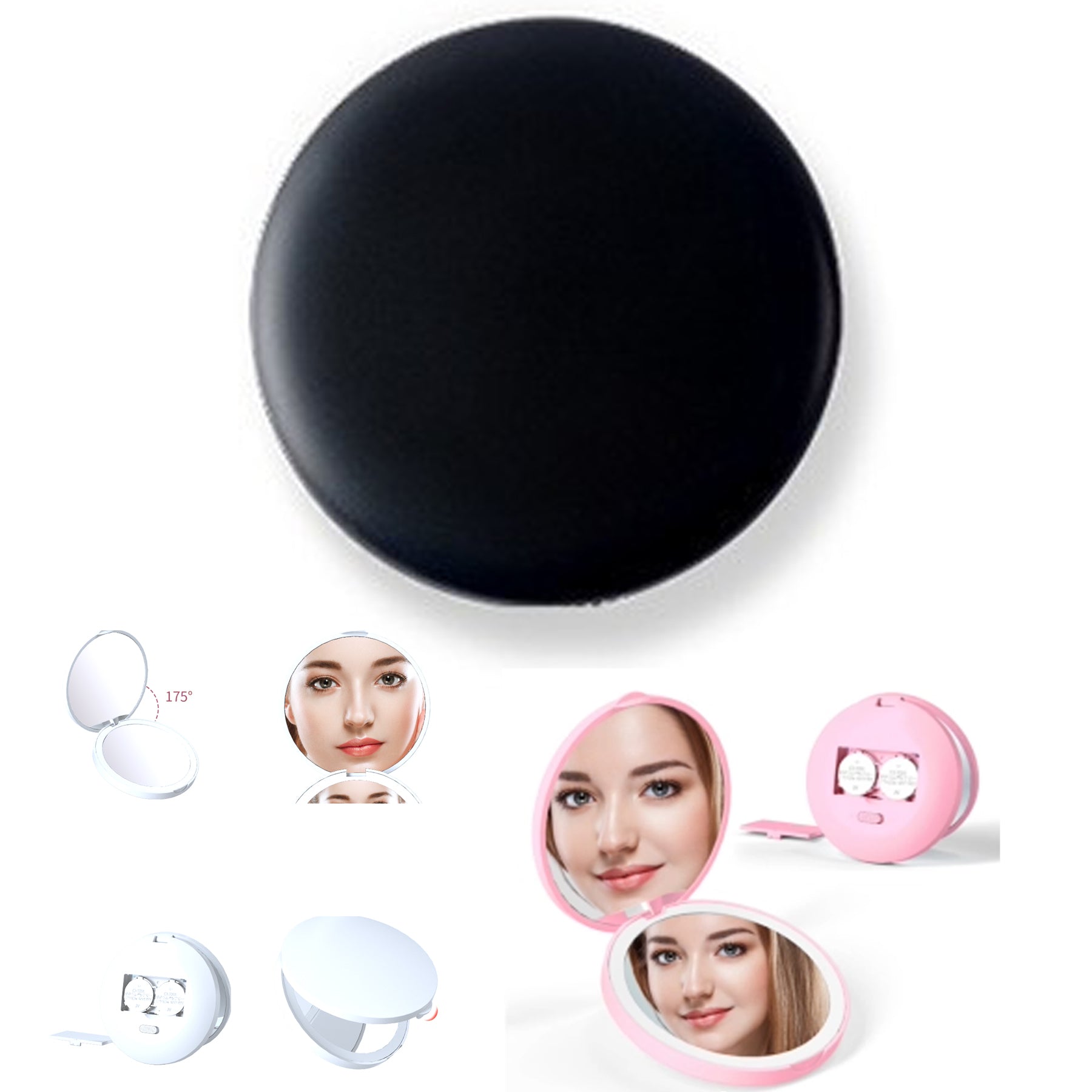 Sleek LED Makeup Mirror