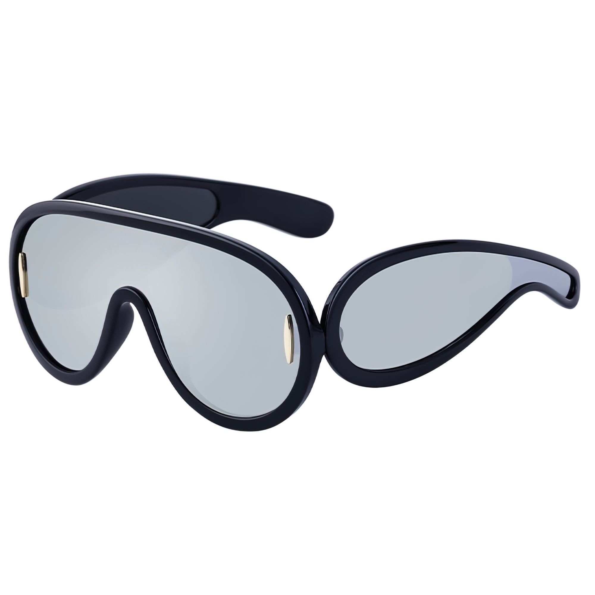 Mask Sunglasses Trendy Futuristic Shield Sun Glasses Uv400