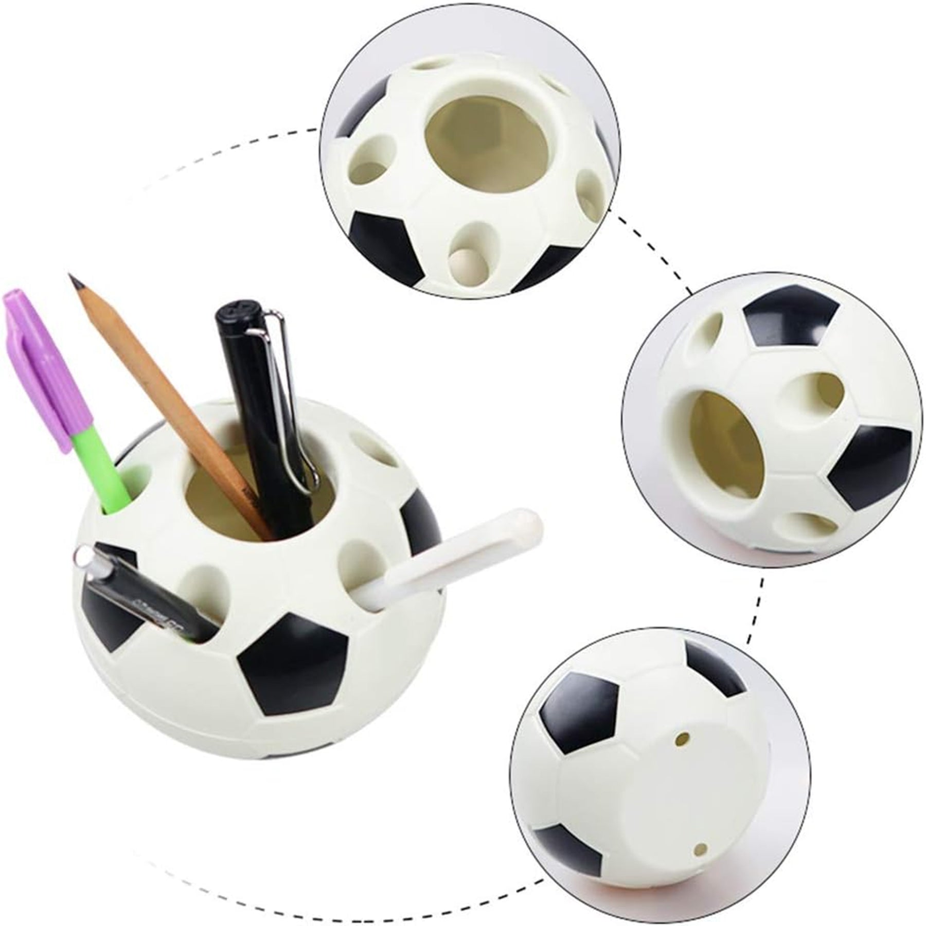 Football Shaped Pen Holder