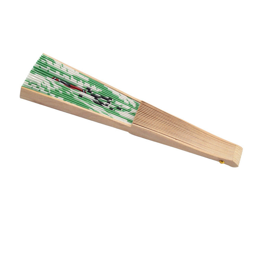 Schima Material Folding Fan