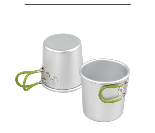 5 Oz Folding Aluminum Cup For Camping