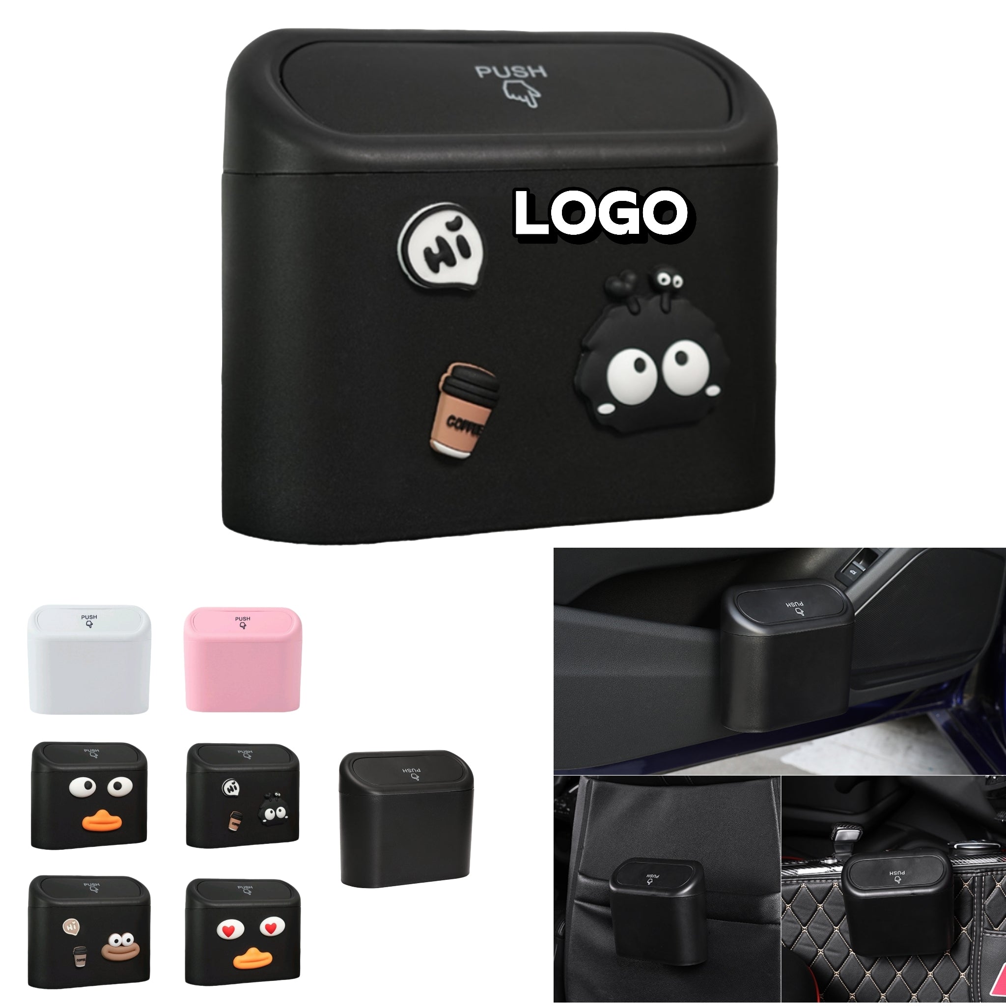 Leakproof Car Trash Hanging Door Cover Portable