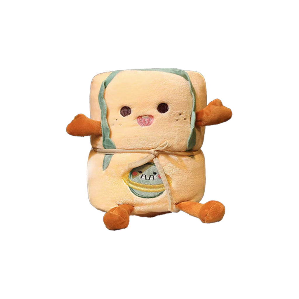 Cute Flannel Blanket Roll