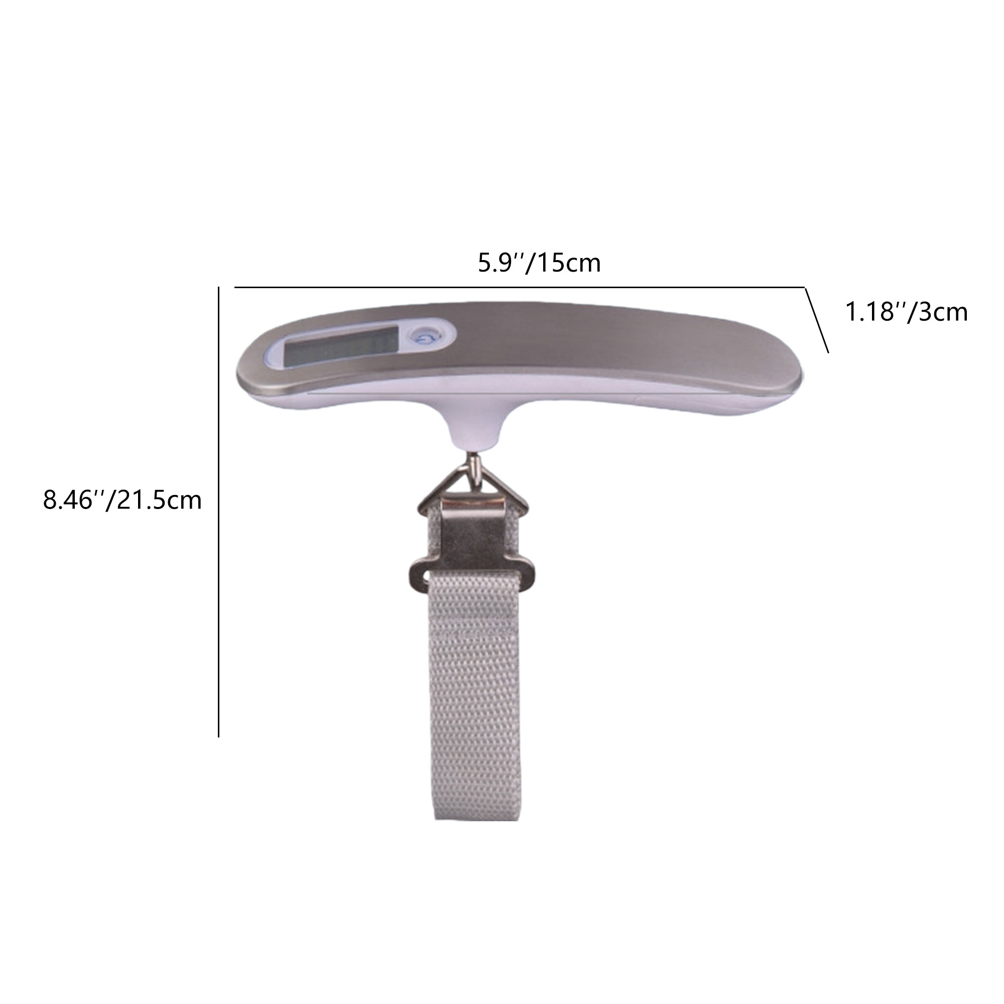 Digital Travel Scale For Luggage Weight 110Lb 50Kg Capacity