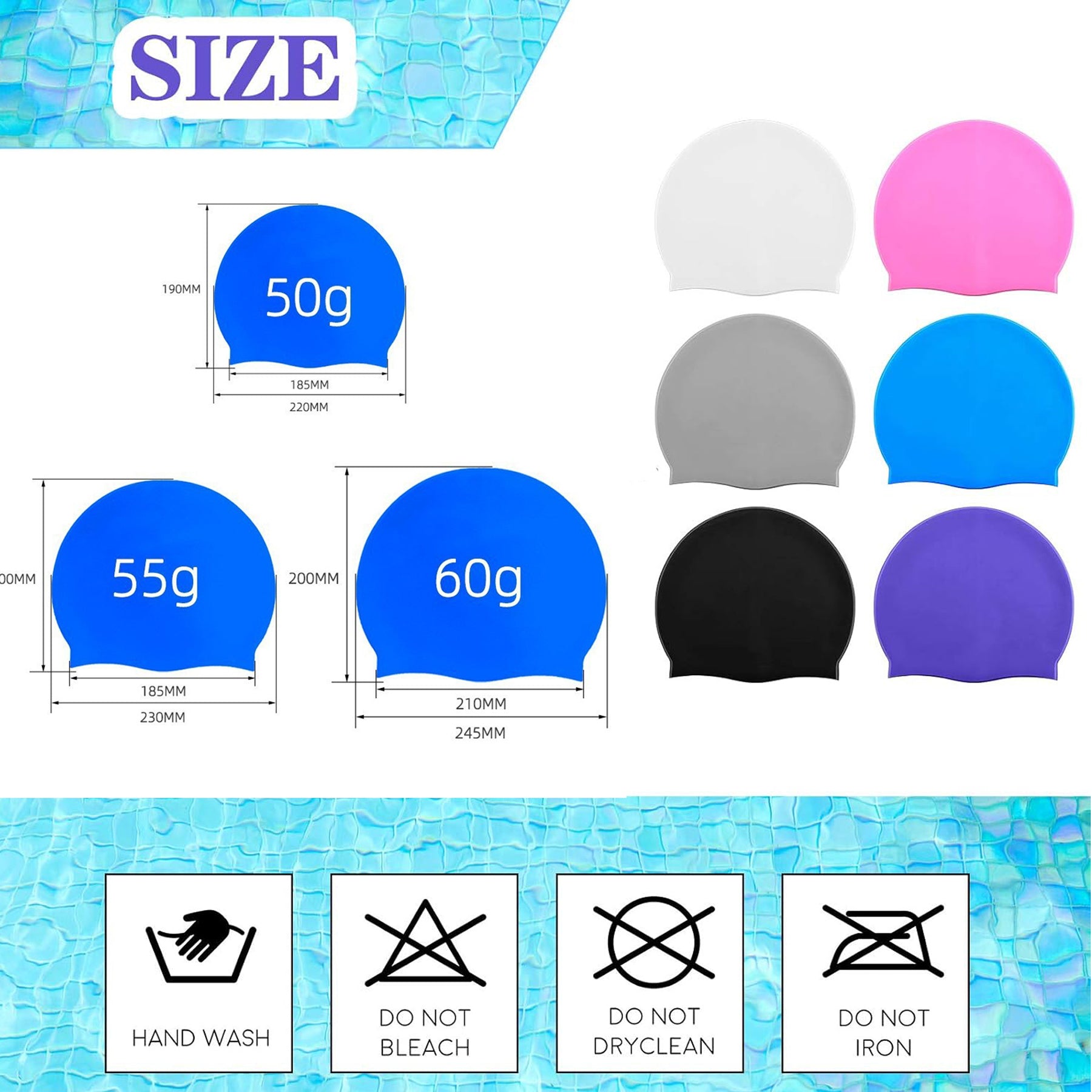 Silicone Swim Cap
