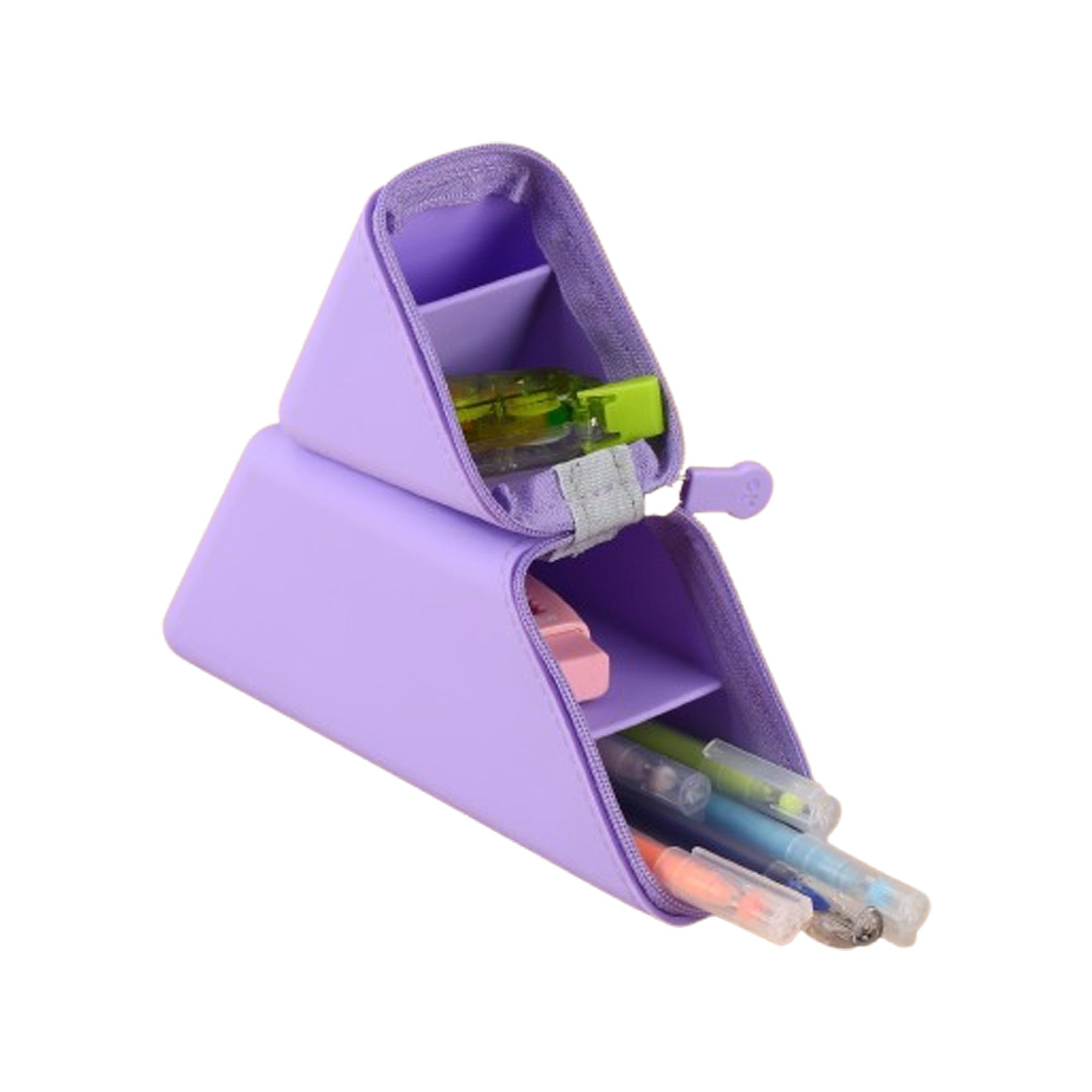 Silicone Zippered Pencil Case