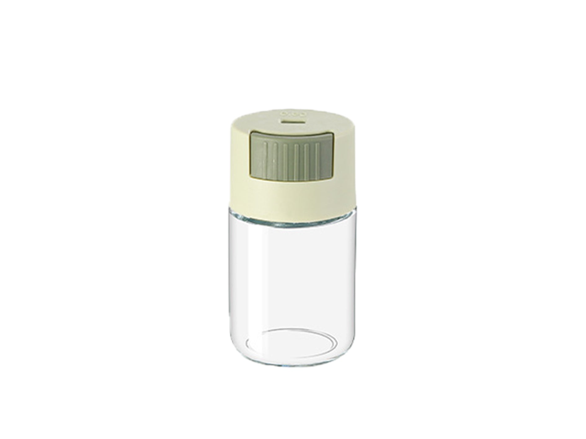 Press-type Glass Seasoning Jar with Precise Quantity Control