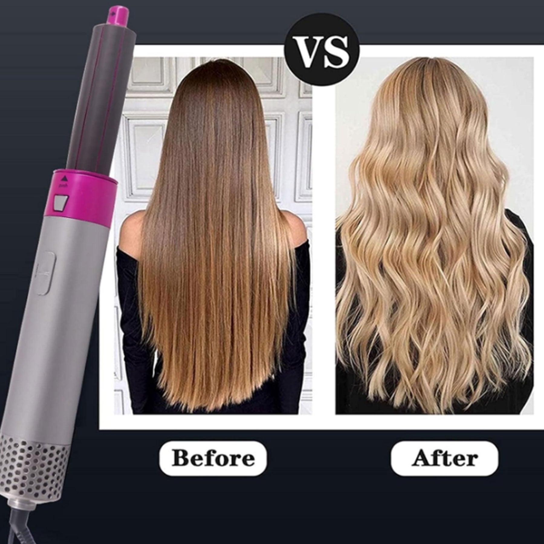 Multifunctional 5-in-1 Automatic Hair Curler