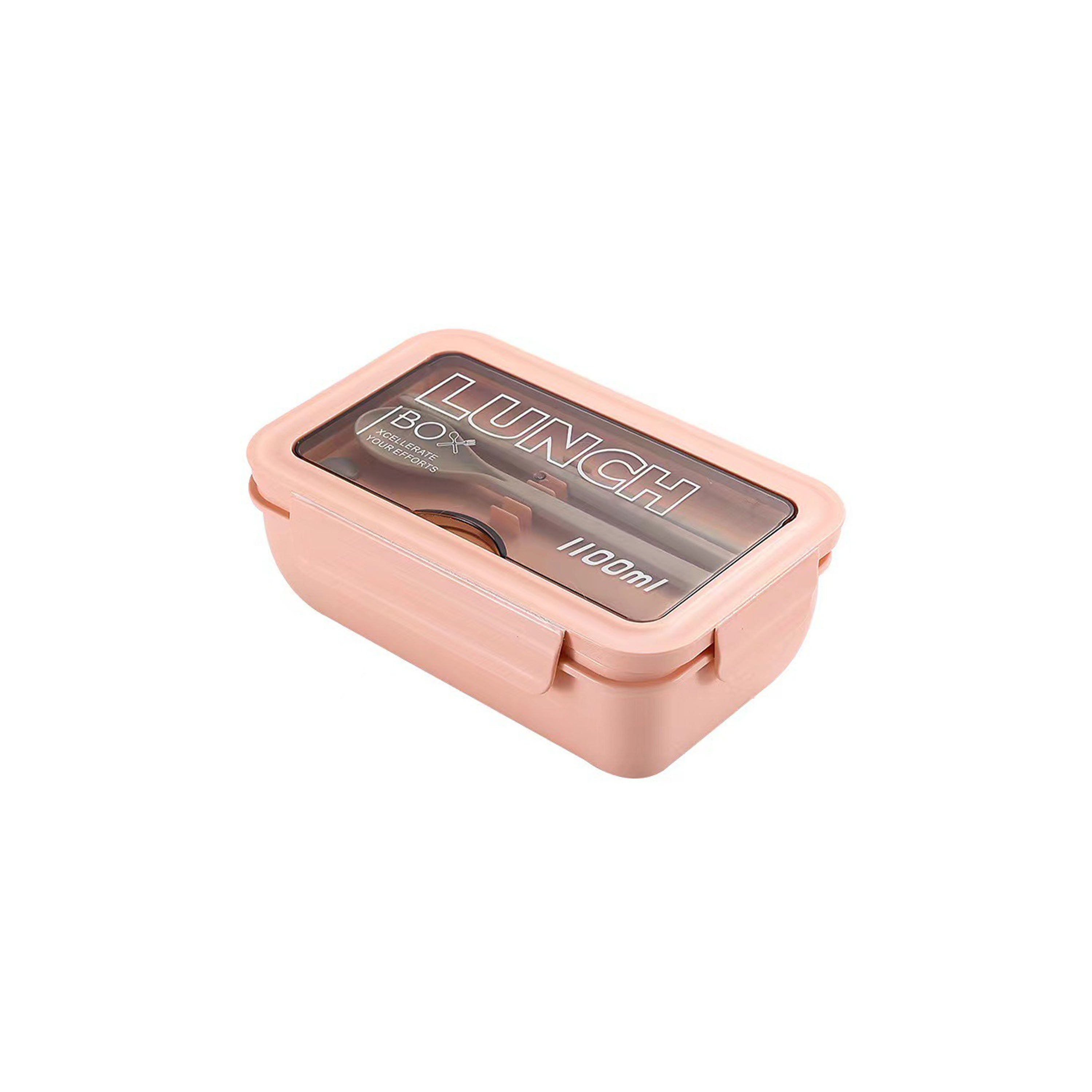 Portable Lunch Box With Lids Utensils