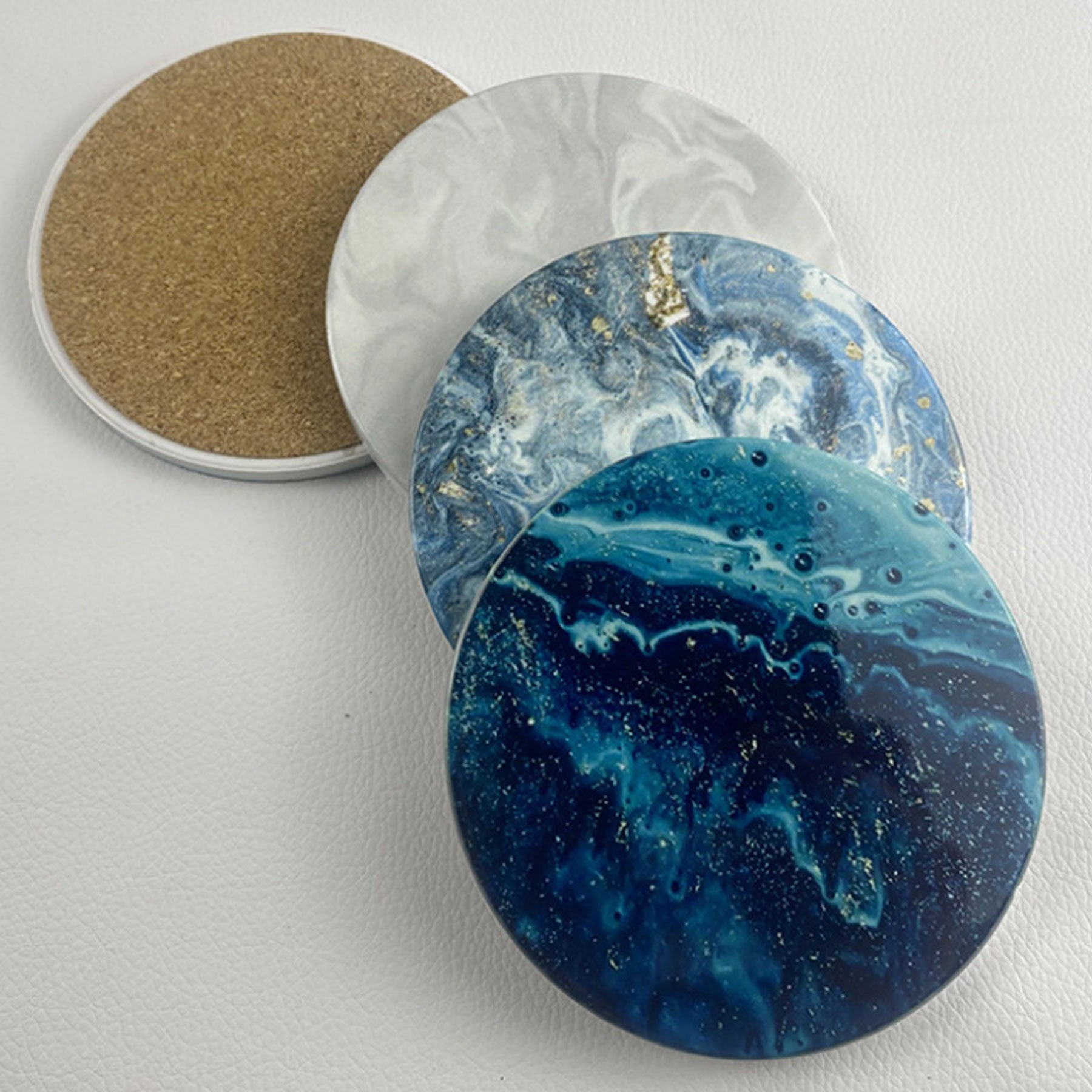 Ceramic Cork Coasters