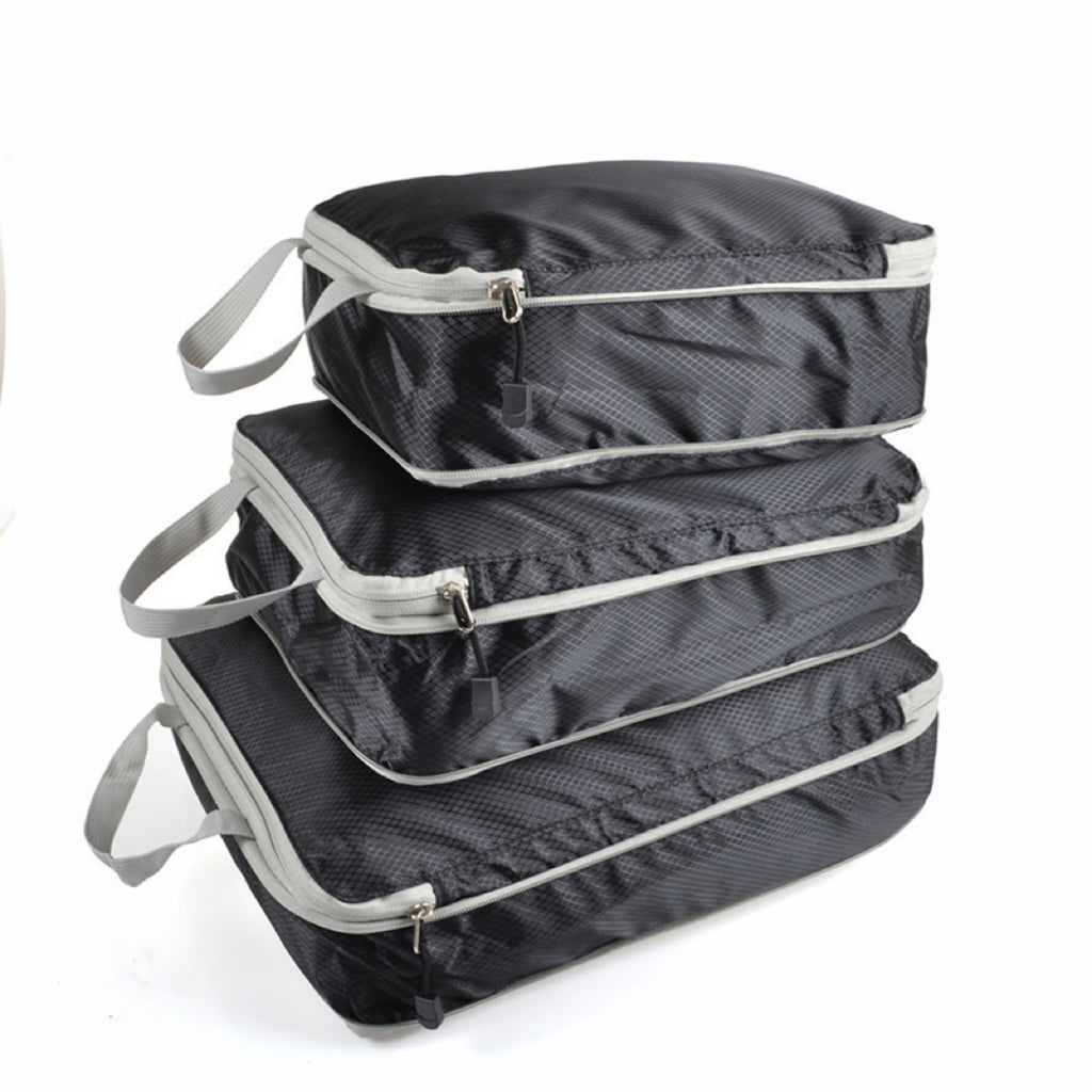 3-Piece Nylon Travel Organizer Set