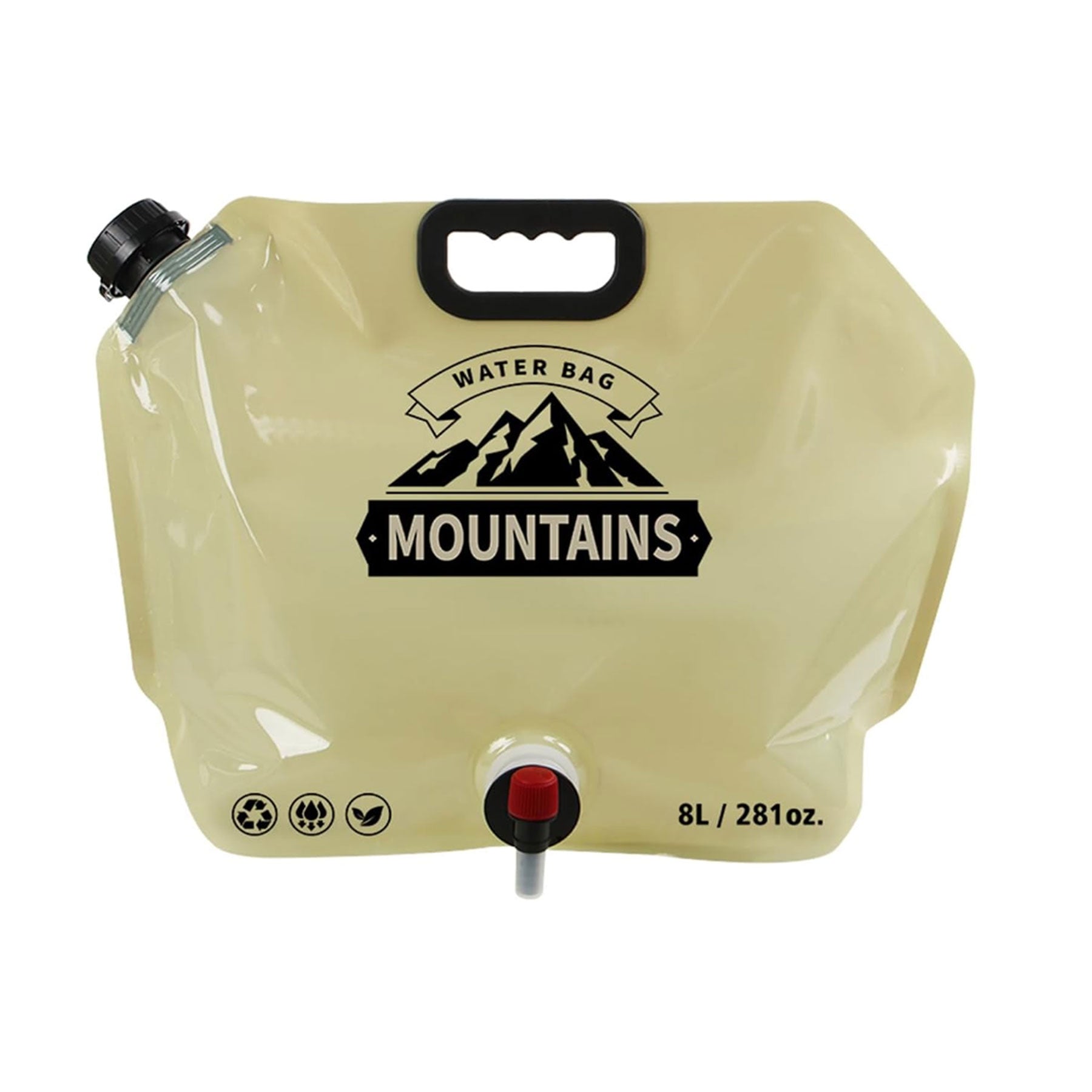 Collapsible Water Container With Spigot