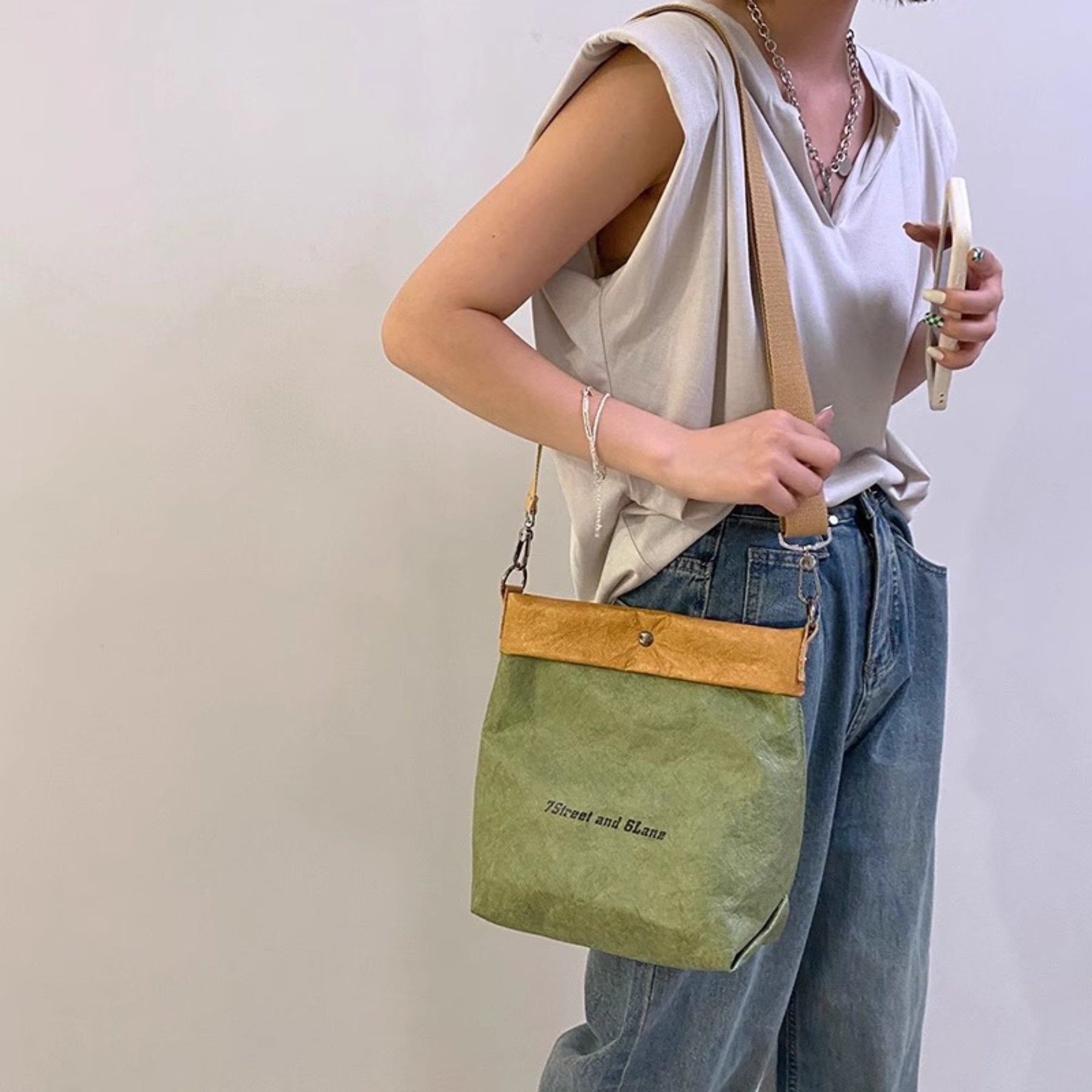 Bohemian Pleated Shoulder Bag