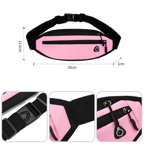 Candy Colored Sports Running Fanny Pack