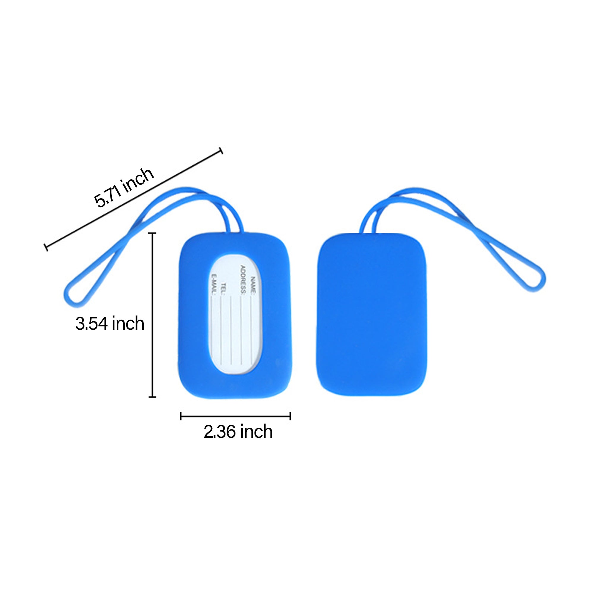 Silicone Luggage Tags