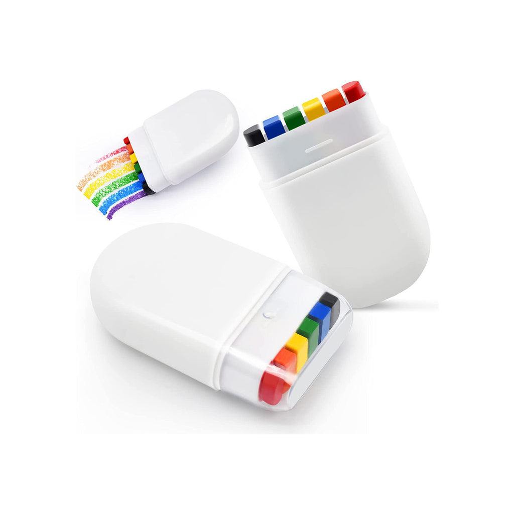 6-Color Rainbow Crayon Face Paint