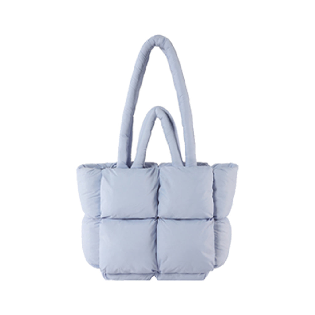 Large Quilted Puffy Handbag