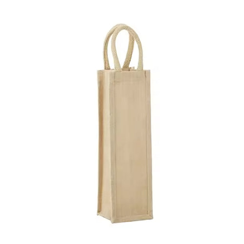 1 Bottle Jute Wine Bag