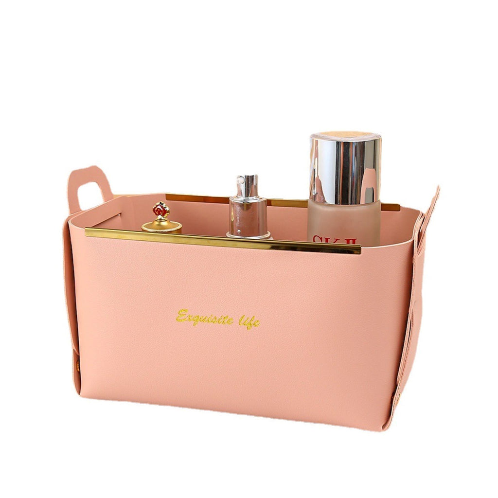 Desktop Leather Storage Box