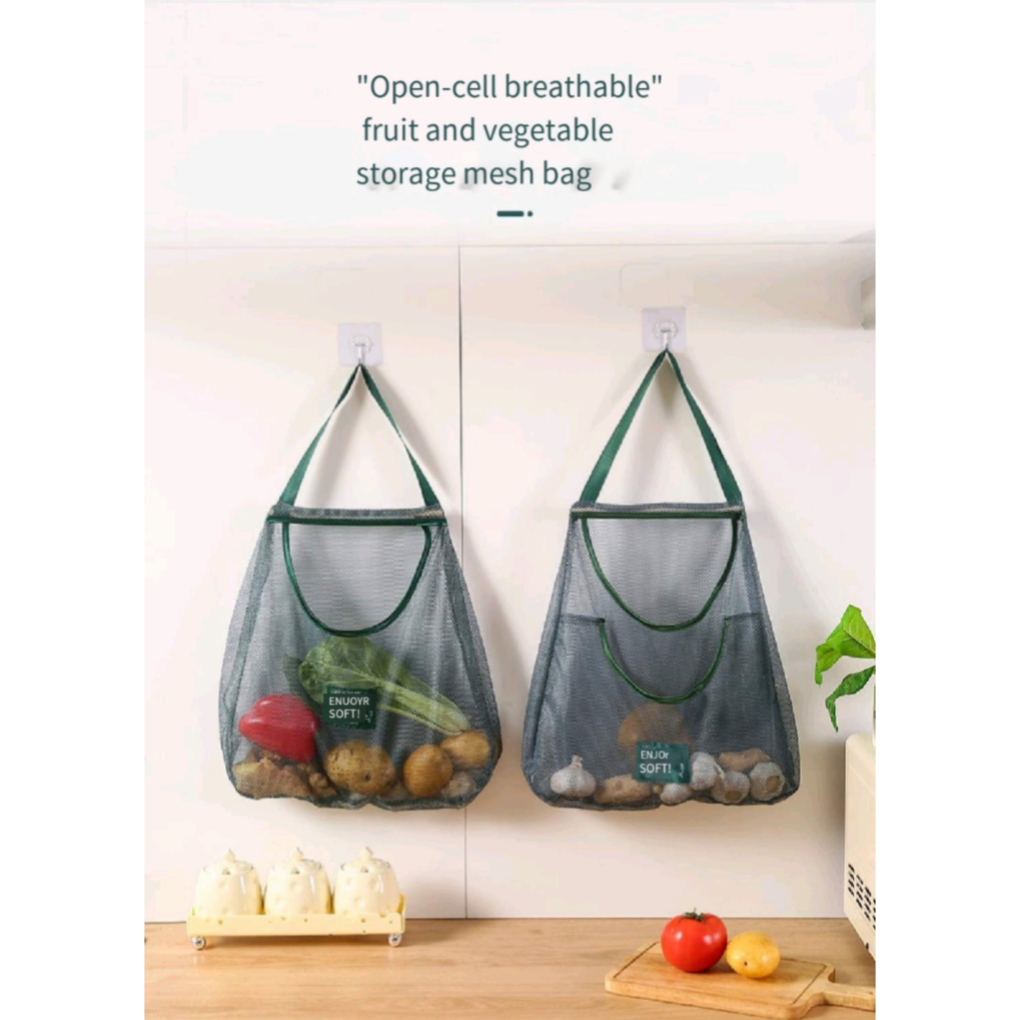 Portable Fruit And Vegetable Storage Hanging Bag