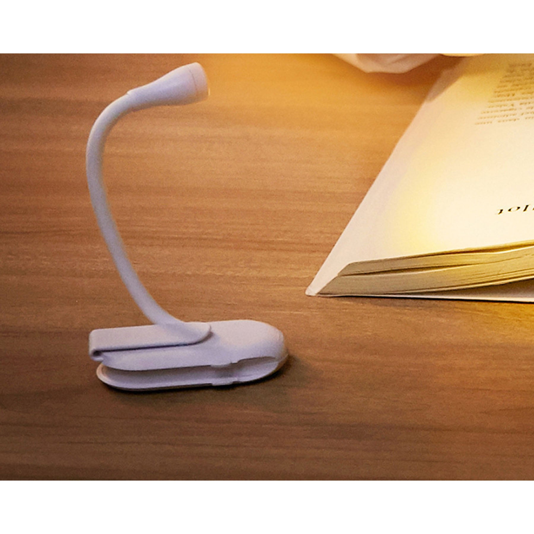 Rechargeable Mini Led Reading Clip Book Light