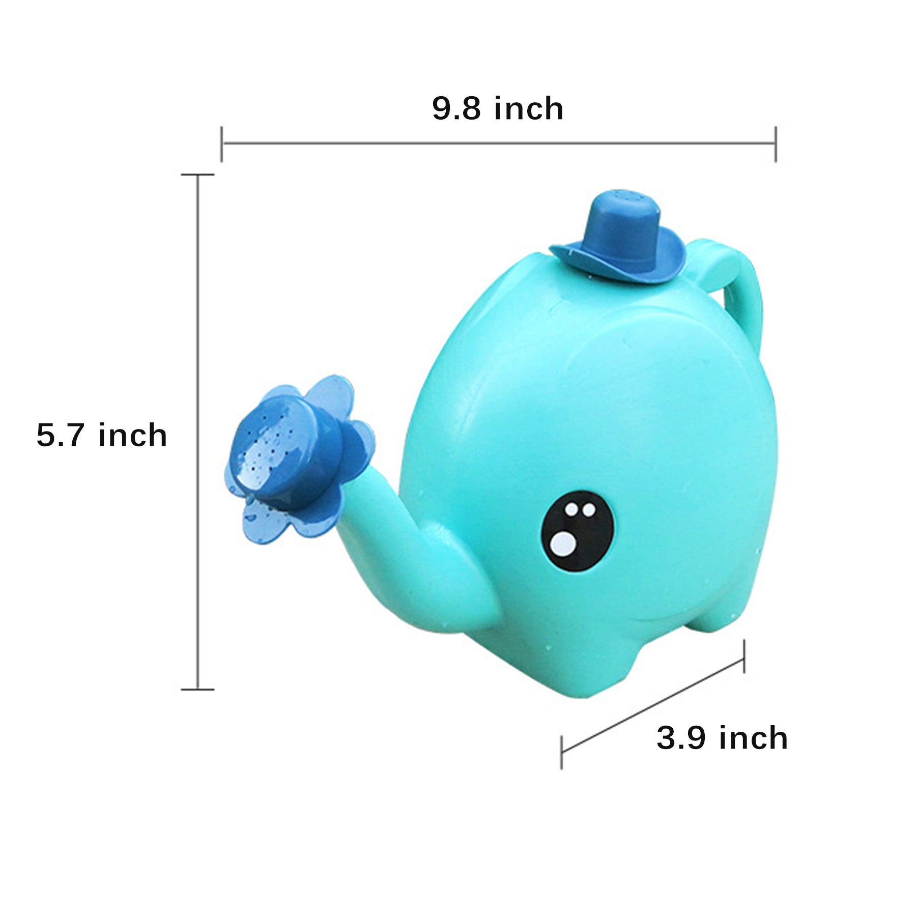 Plastic Elephant Garden Plant Watering Pot With Cover