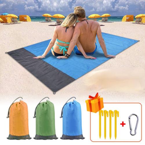 Beach Mat Waterproof Lightweight Sandproof Portable Picnic