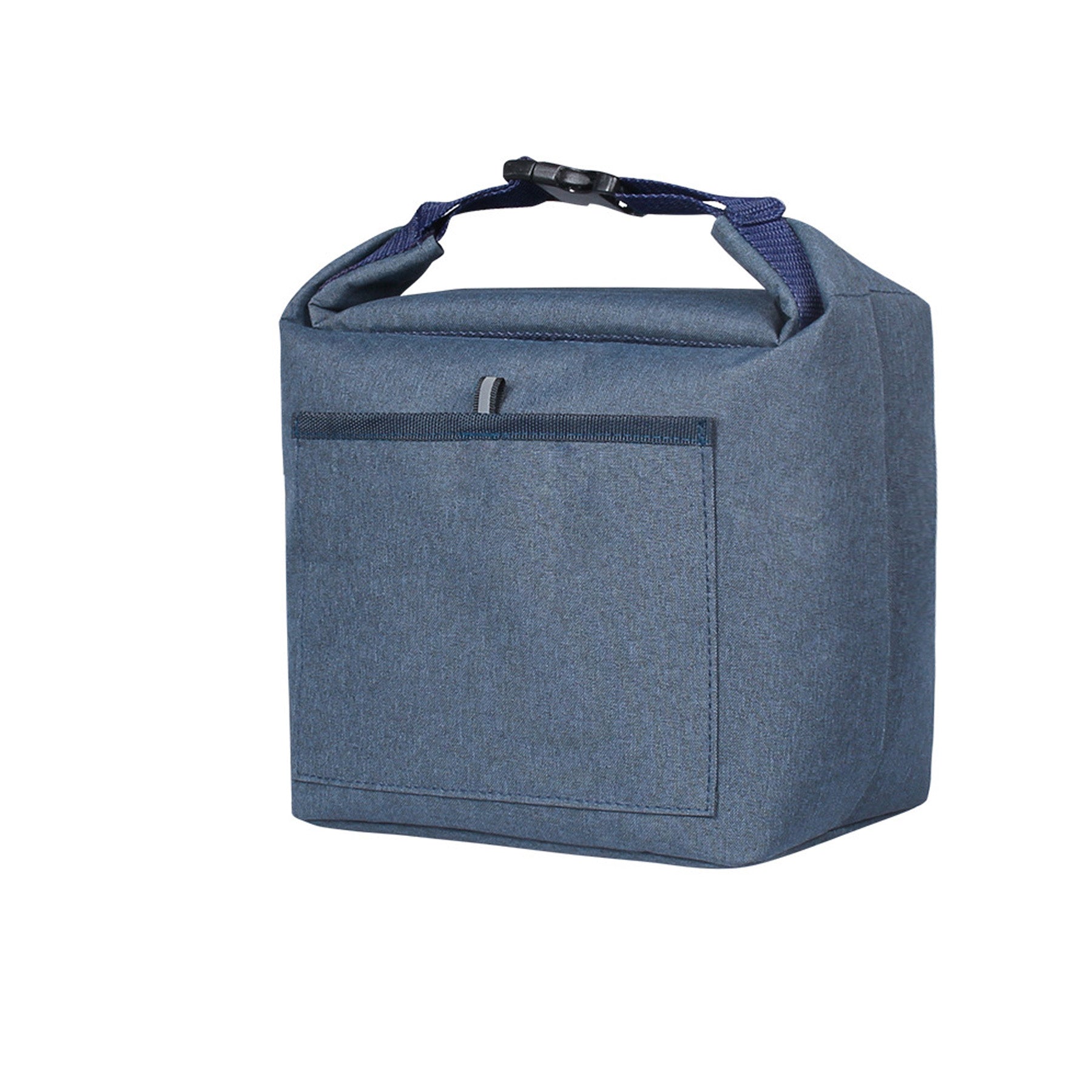 Durable Roll-top Insulated Lunch Tote Bag, Charcoal, Unisex