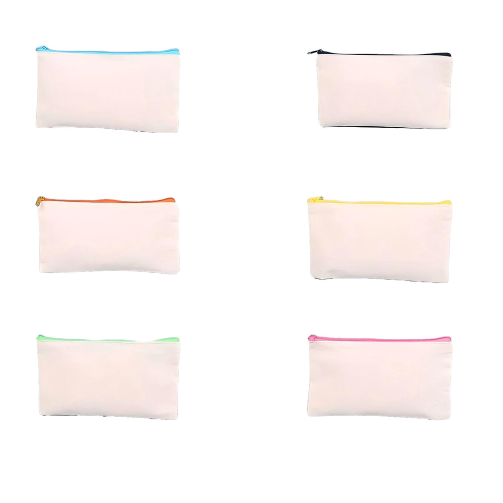 Zipped Canvas Pencil Case