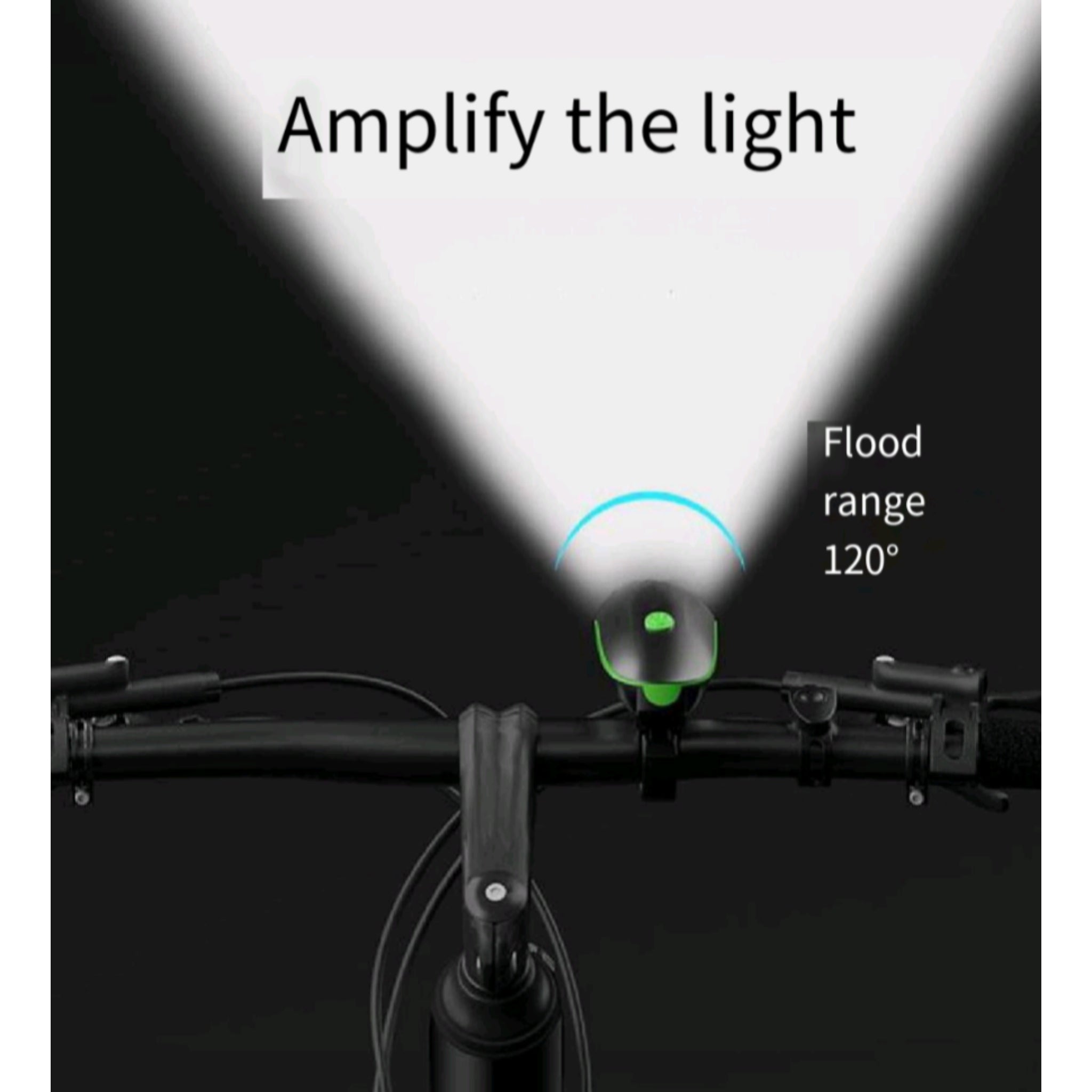 Bicycle Light With Integrated Safety Horn