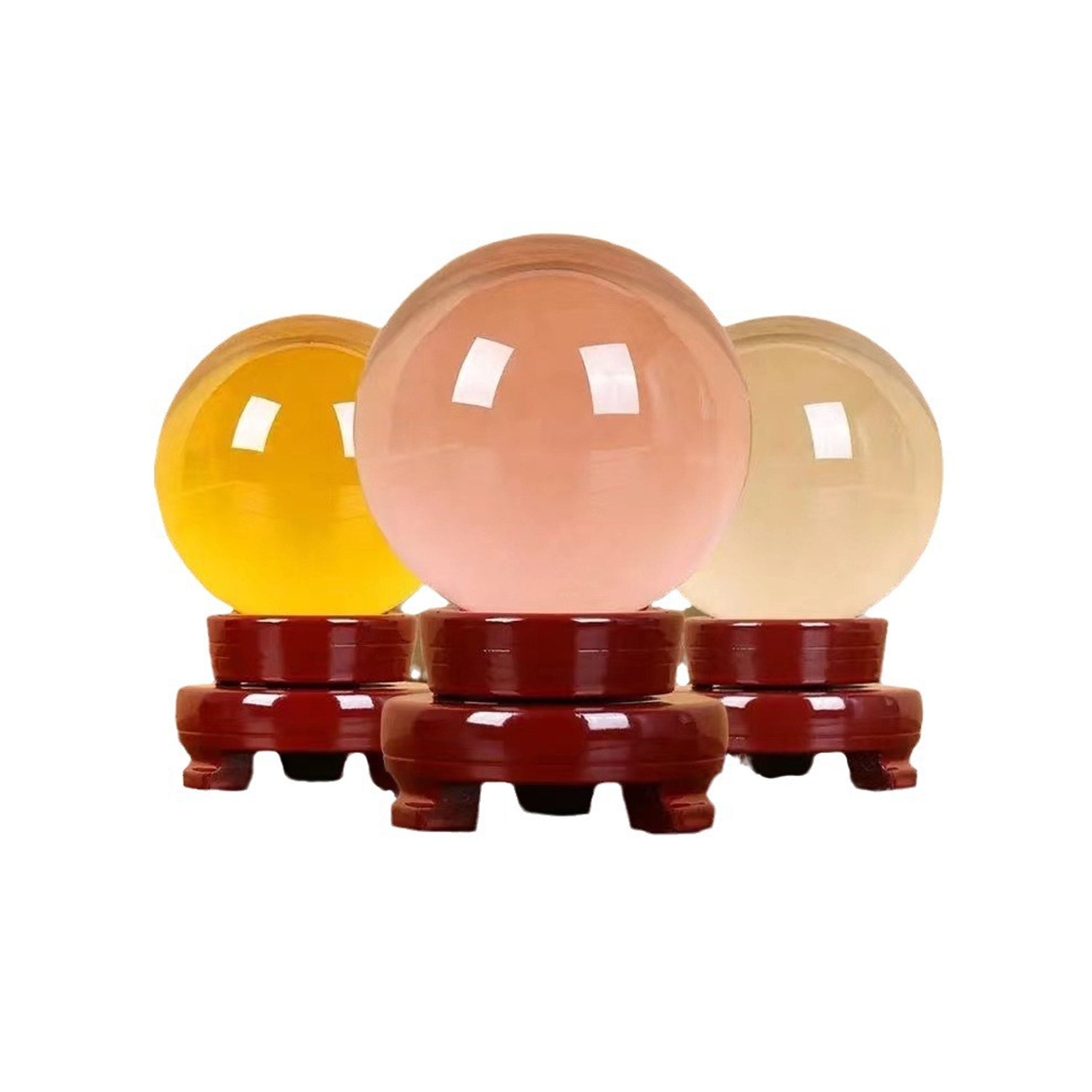 Customizable Colorful Crystal Ball Decoration