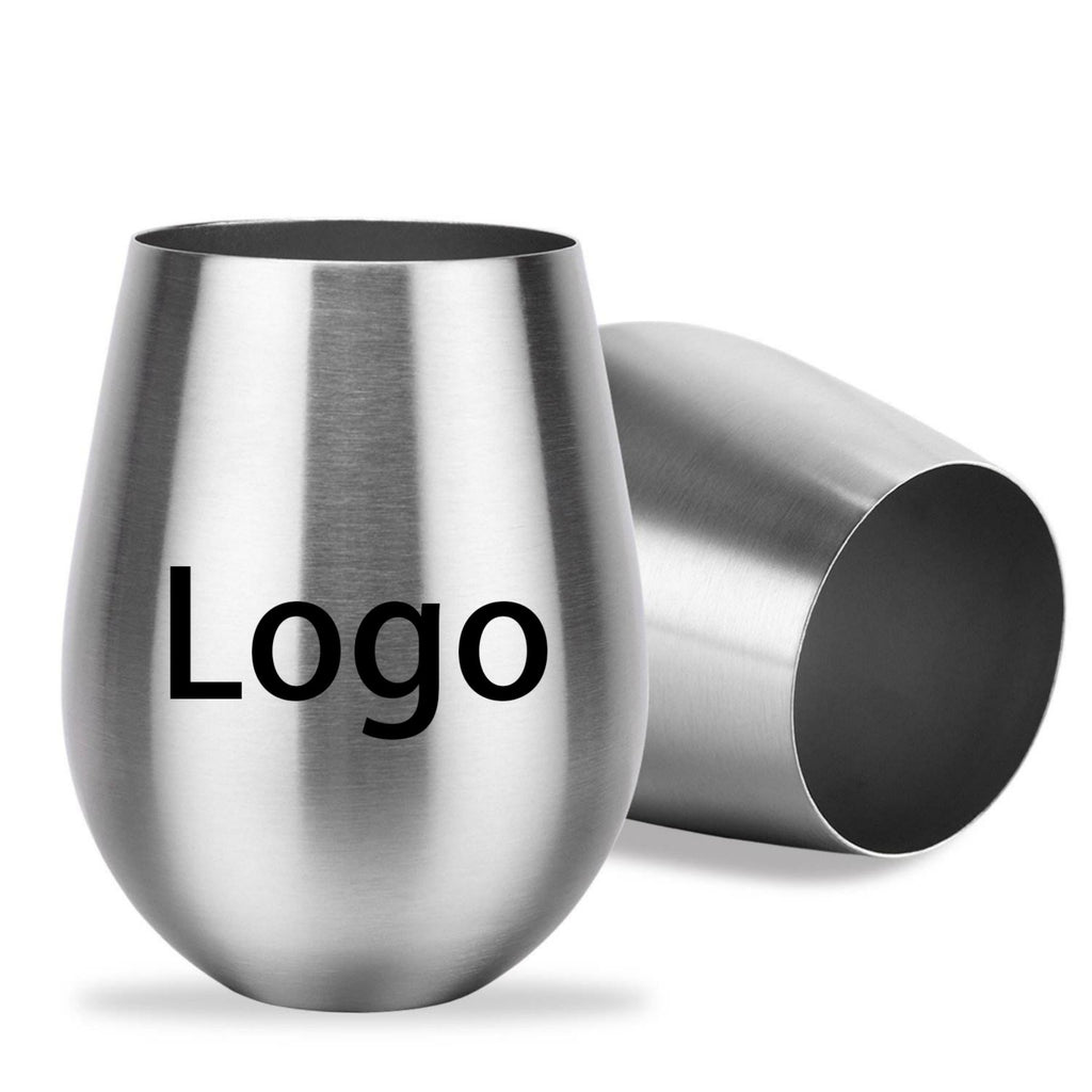 Stainless Steel Stemless Wine Glass