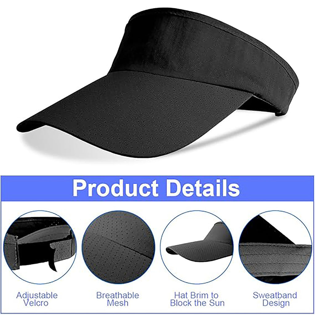 Quick-Dry Summer Sun Hat With Open-Top Design