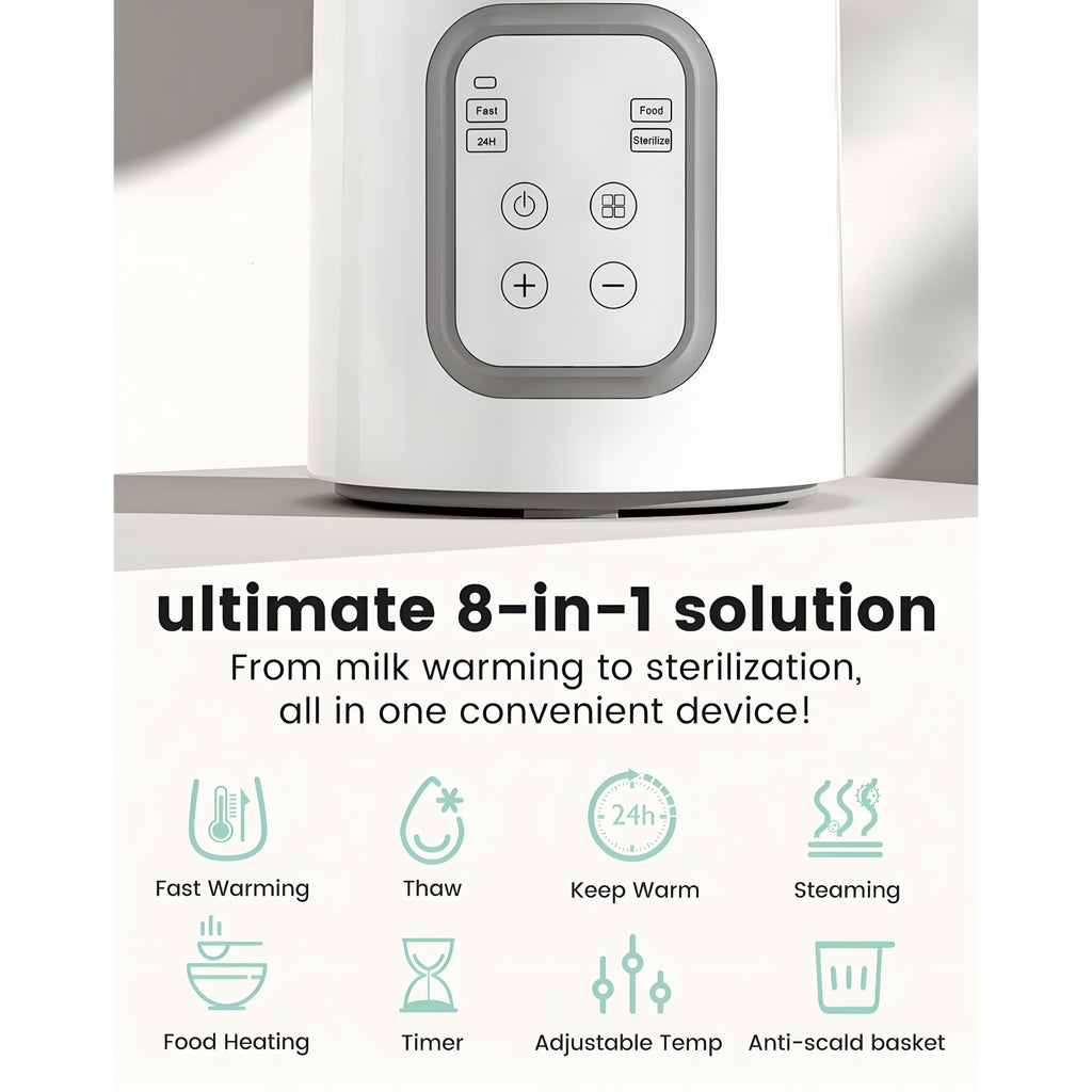 8-in-1 Fast Baby Milk Warmer