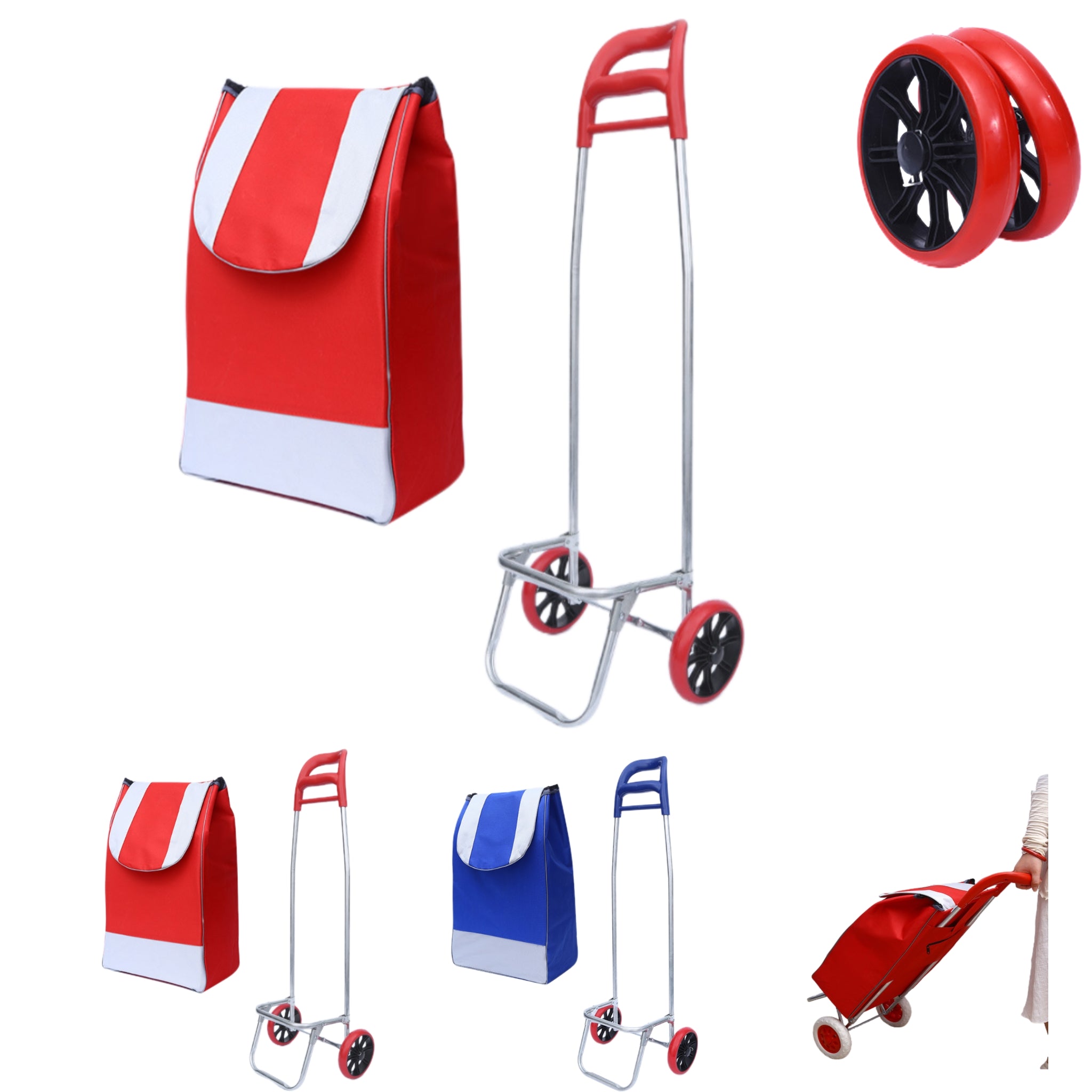 Hand-Pulled Convenient Shopping Cart