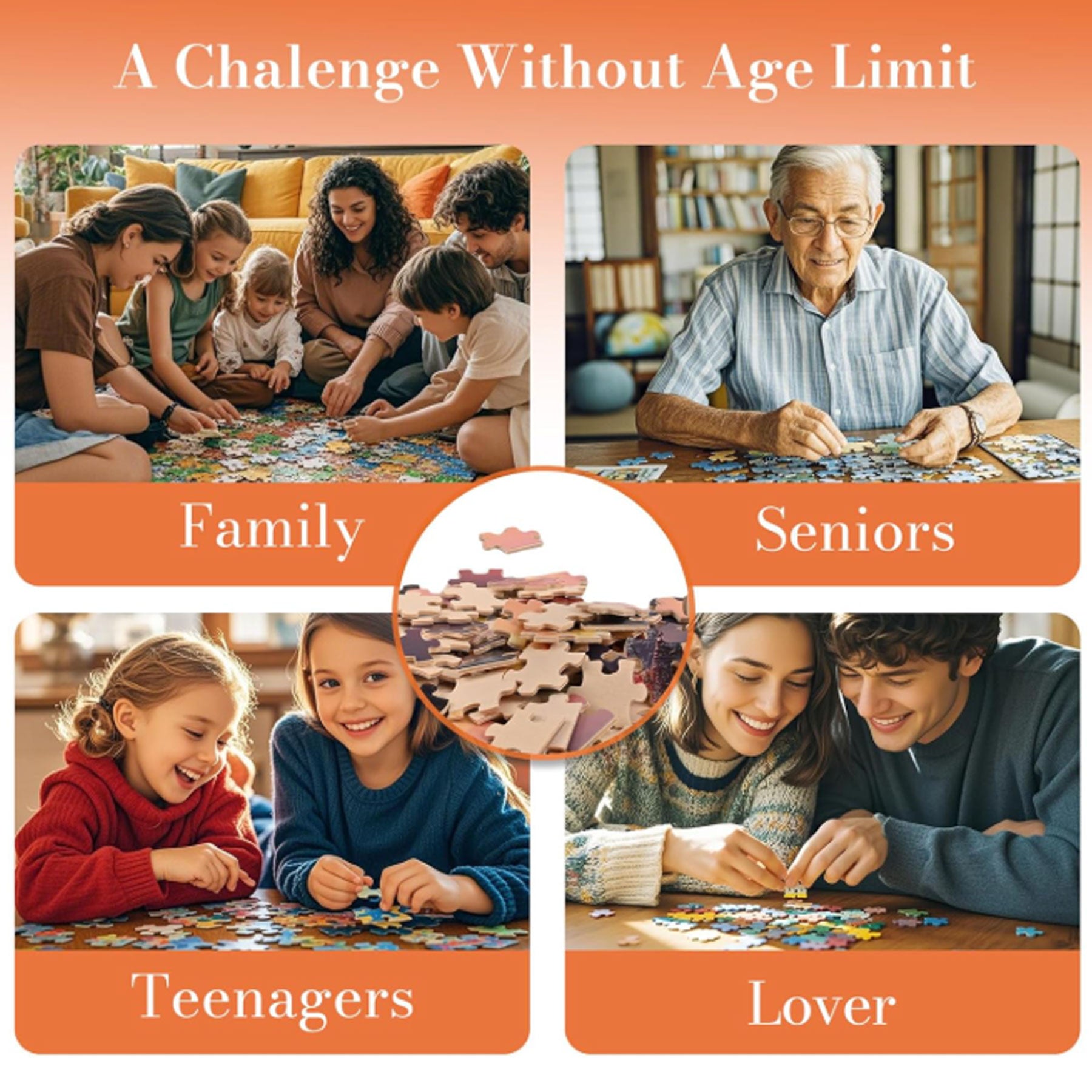 8" Square Puzzle 25 Piece