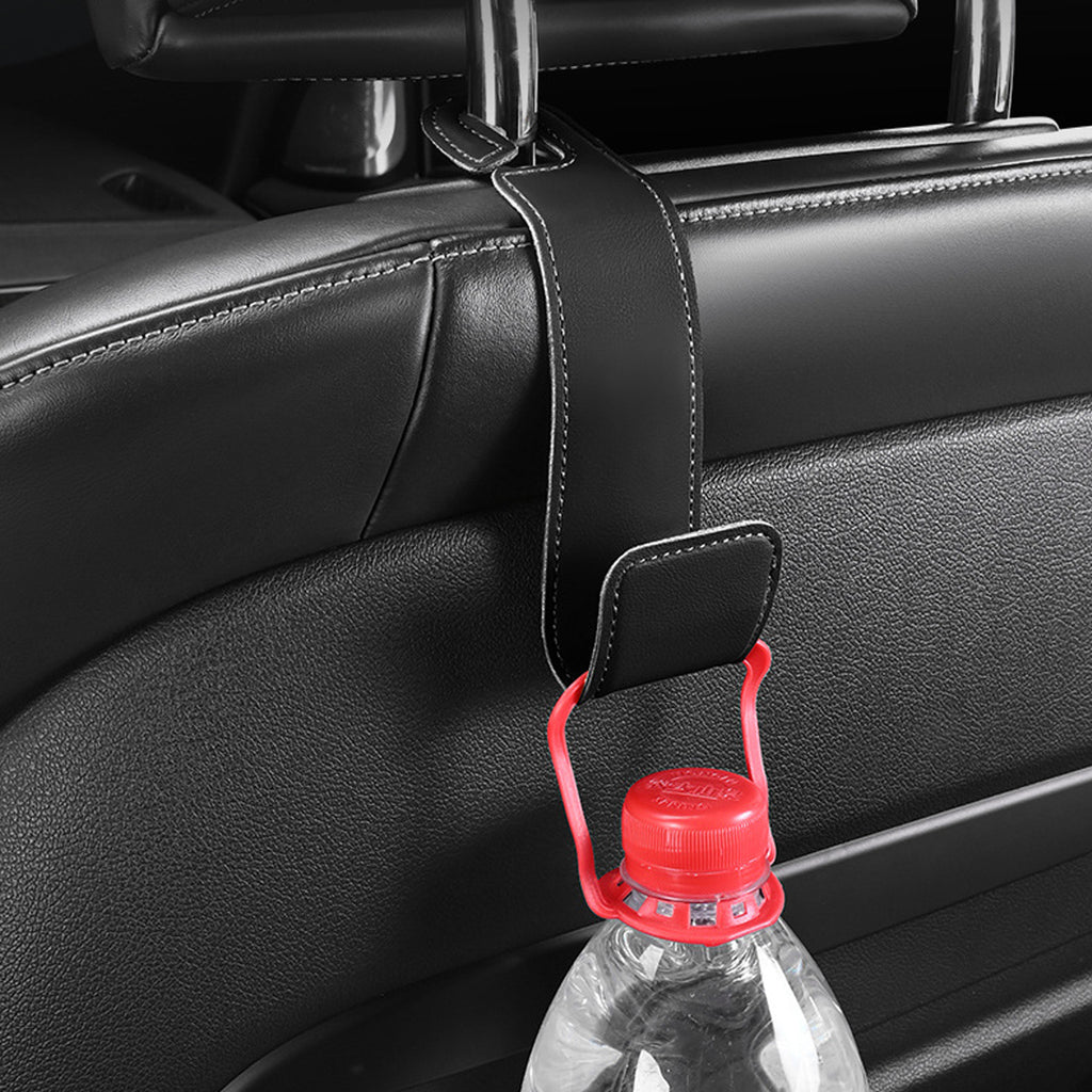 Folding Pu Leather Car Seat Headrest Hook