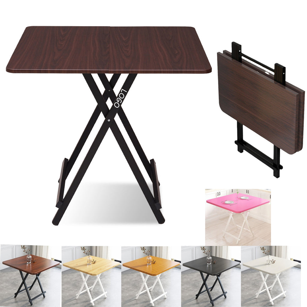 Wood Grain Folding Square Table
