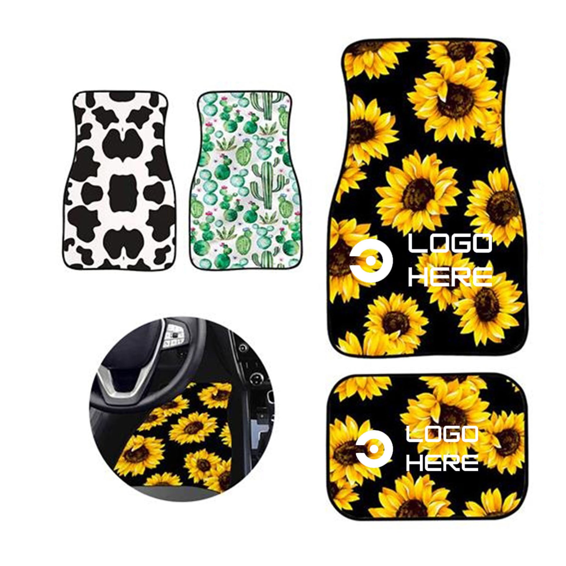 Customizable Non-Slip Car Floor Mats