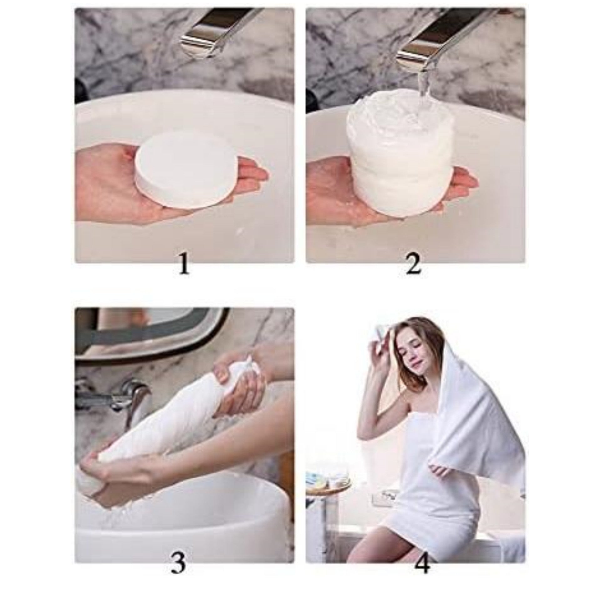 Pure Cotton Disposable Compressed Towel