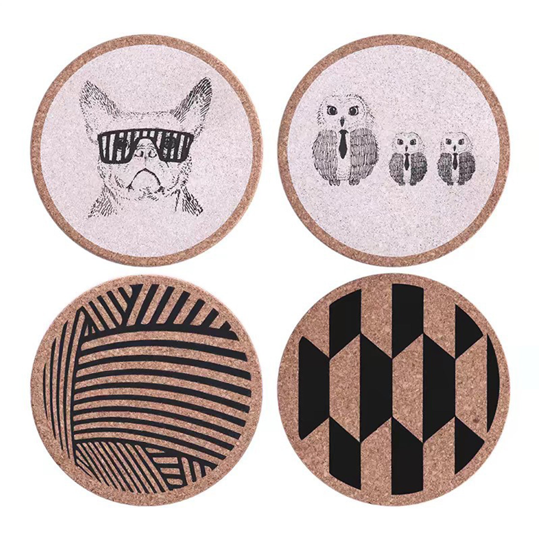 Insulated Waterproof Cork Coaster