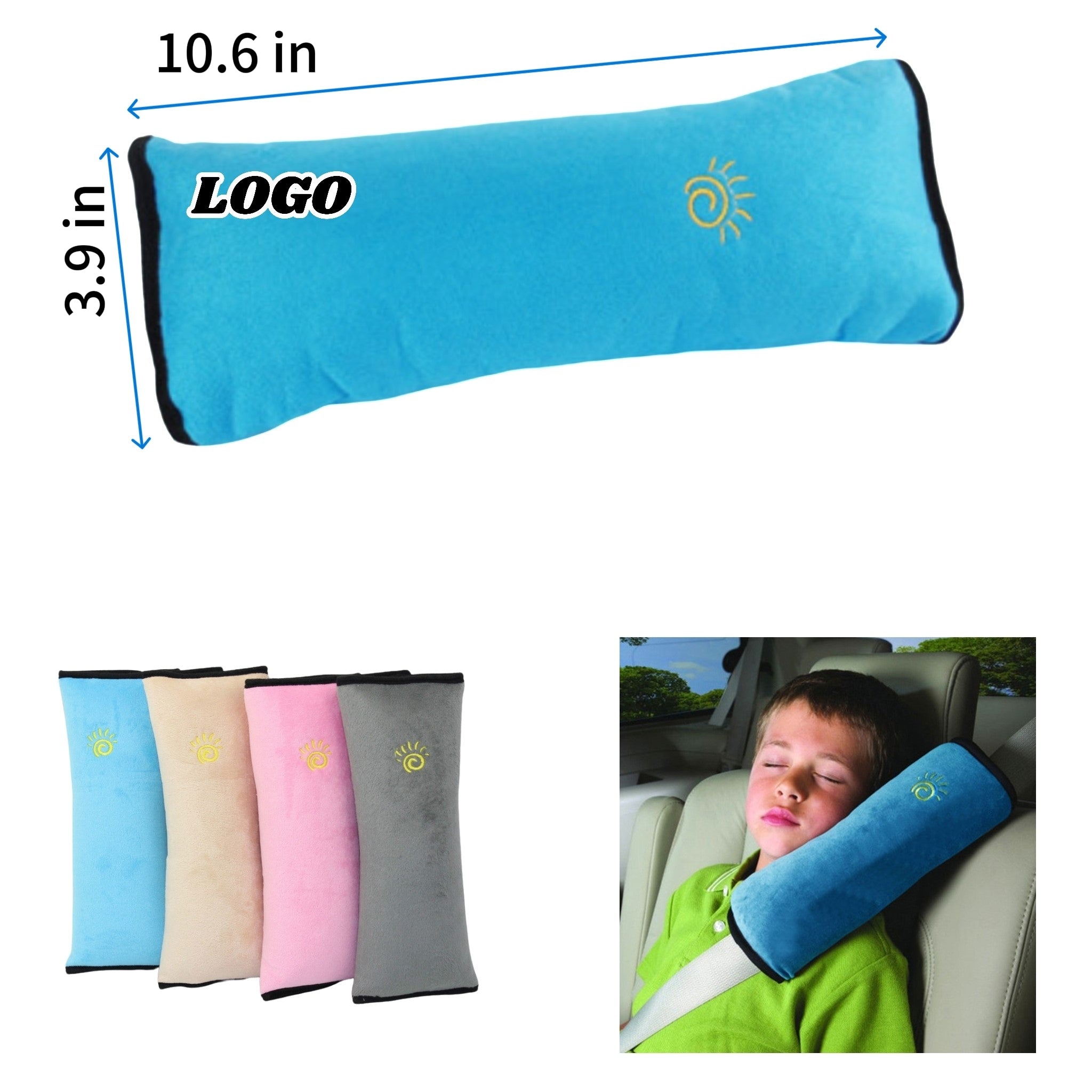 Kids Seatbelt Cover Plush Universal Car Safety Pad